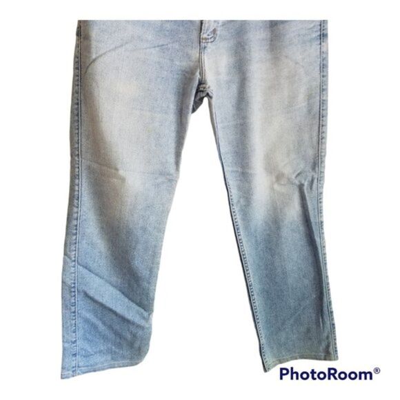 Jean's by Sport Worn, Stained, and Fraying Blue - Picture 3 of 6